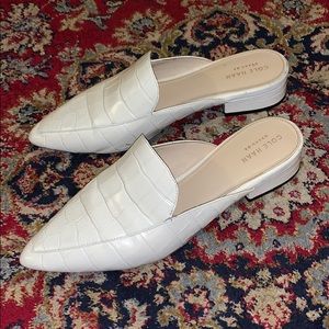 Cole Haan pointy toe mules